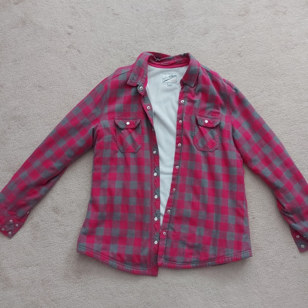 Plaid button up